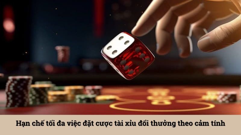 Hạn chế tối đa việc đặt cược tài xỉu đổi thưởng theo cảm tính